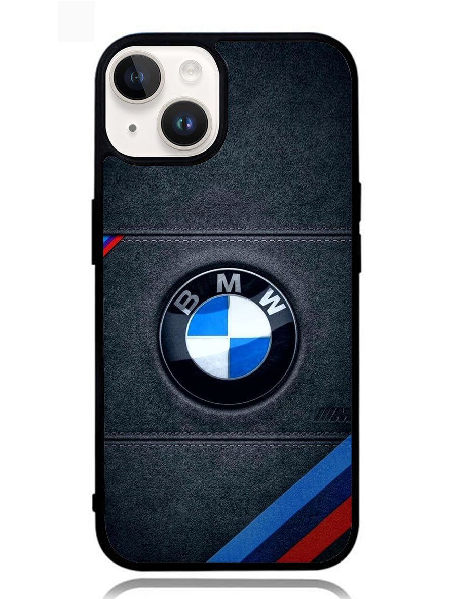 BMW Logo Leather iPhone 14 Plus Case OV11172