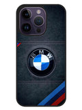BMW Logo Leather iPhone 14 Pro Max Case OV11172