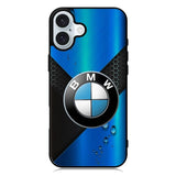 BMW Blue Logo Water Pond iPhone 16 Plus Case QC11166