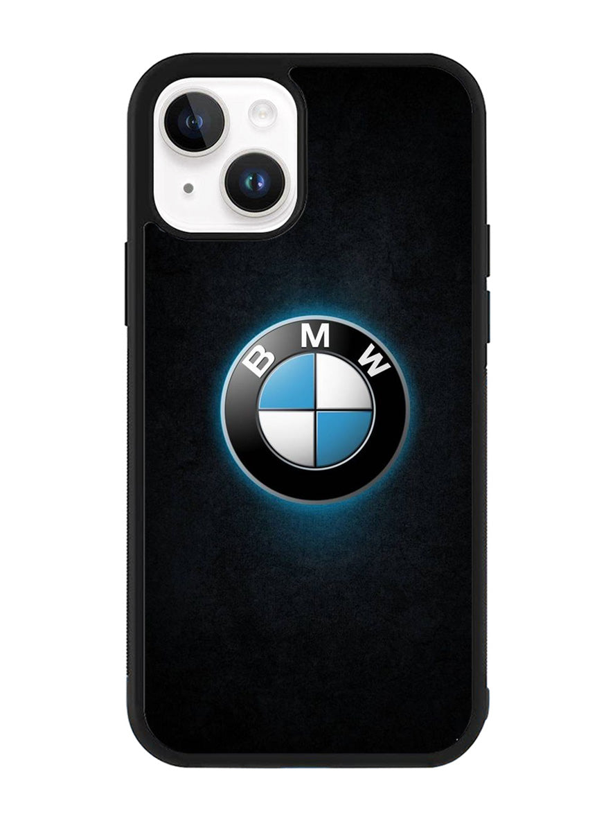 BMW Blue Glow Logo iPhone 14 Plus Case QC11164
