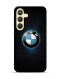 BMW Blue Glow Logo Samsung Galaxy S25 Plus 5G , Samsung Galaxy S25+ 5G Case OV11164