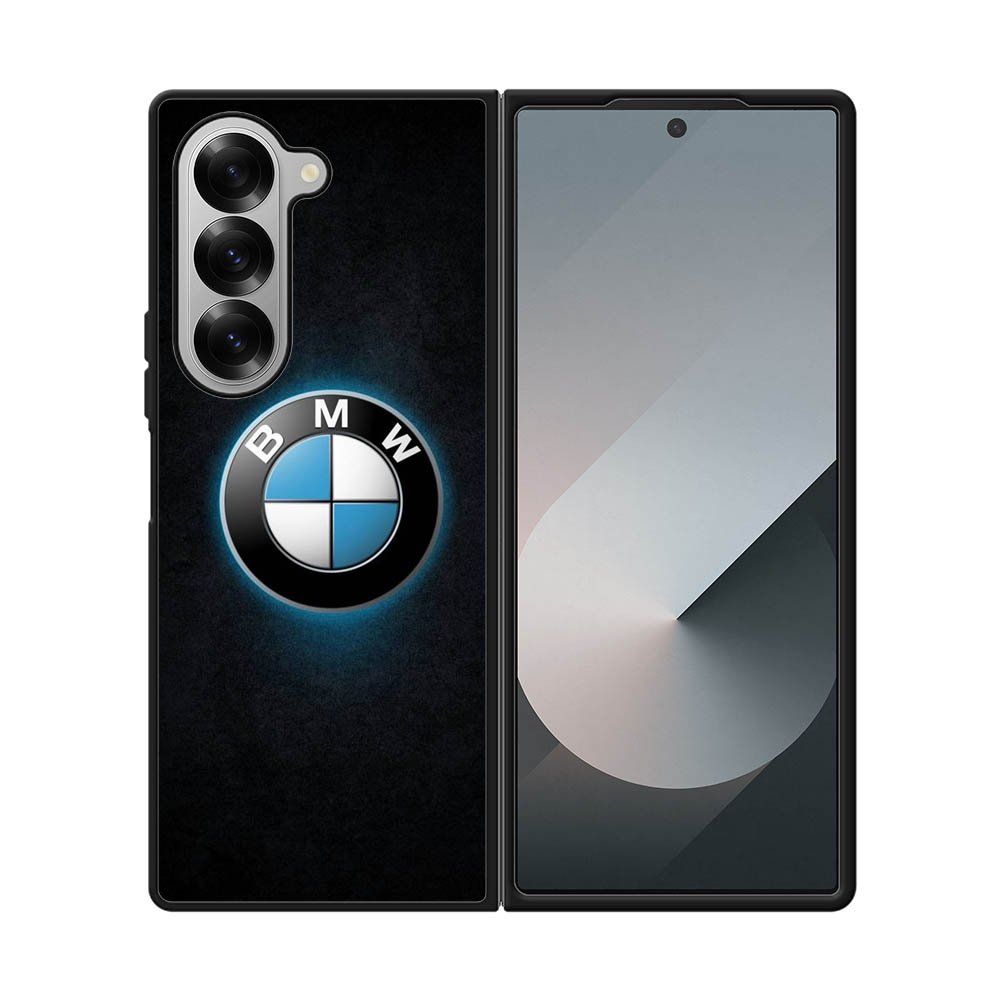 BMW Blue Glow Logo Samsung Galaxy Z Fold 7 5G Case OV11164