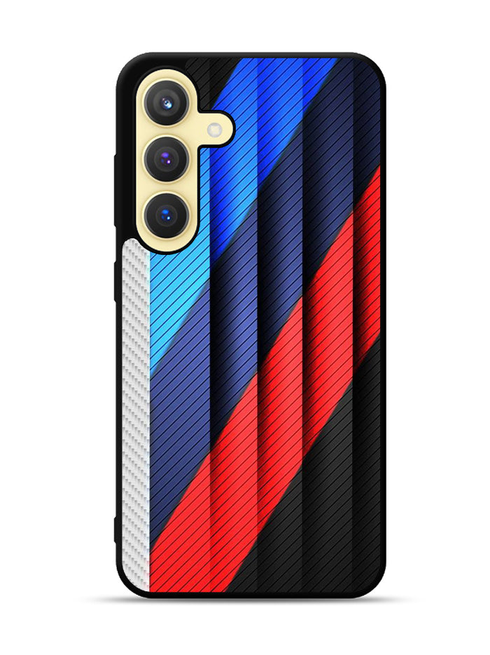 BMW Stripes On Metal Samsung Galaxy S24 Plus 5G , Samsung Galaxy S24+ 5G Case OV11182