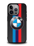 BMW Carbon Stripes Logo iPhone 14 Pro Case QC11168