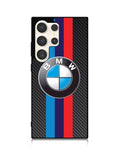 BMW Carbon Stripes Logo Samsung Galaxy S23 Ultra 5G Case QC11168