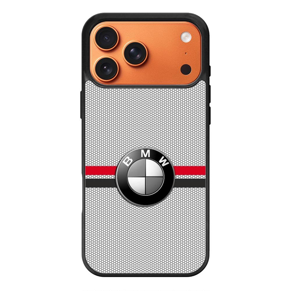 BMW Racing Red Black Logo iPhone 17 Pro Max Case QC11179