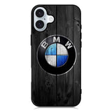 BMW Wood Logo iPhone 16 Plus Case QC11184