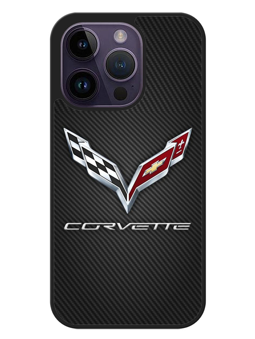Elegant Corvette Logo iPhone 14 Pro Max Case