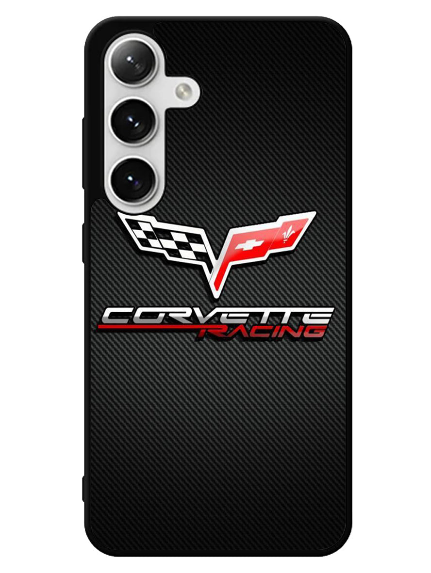 Corvette Racing Logo Samsung Galaxy S25 5G Case