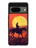 Red dead cowboy sunset Art Google Pixel 8A Case QC10805