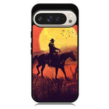 Red dead cowboy sunset Art Google Pixel 10 Pro XL Case OV10805