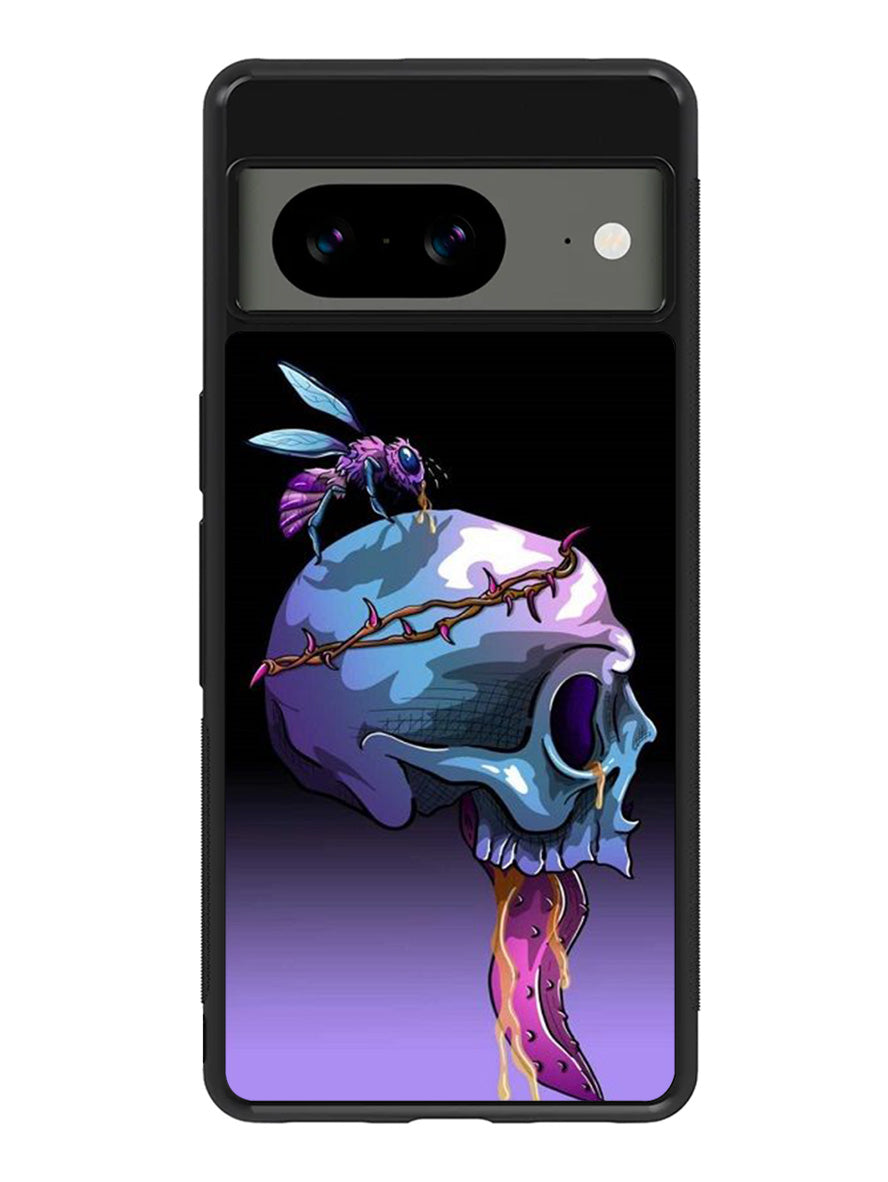 Punchy skull Bee Google Pixel 8A Case QC10797