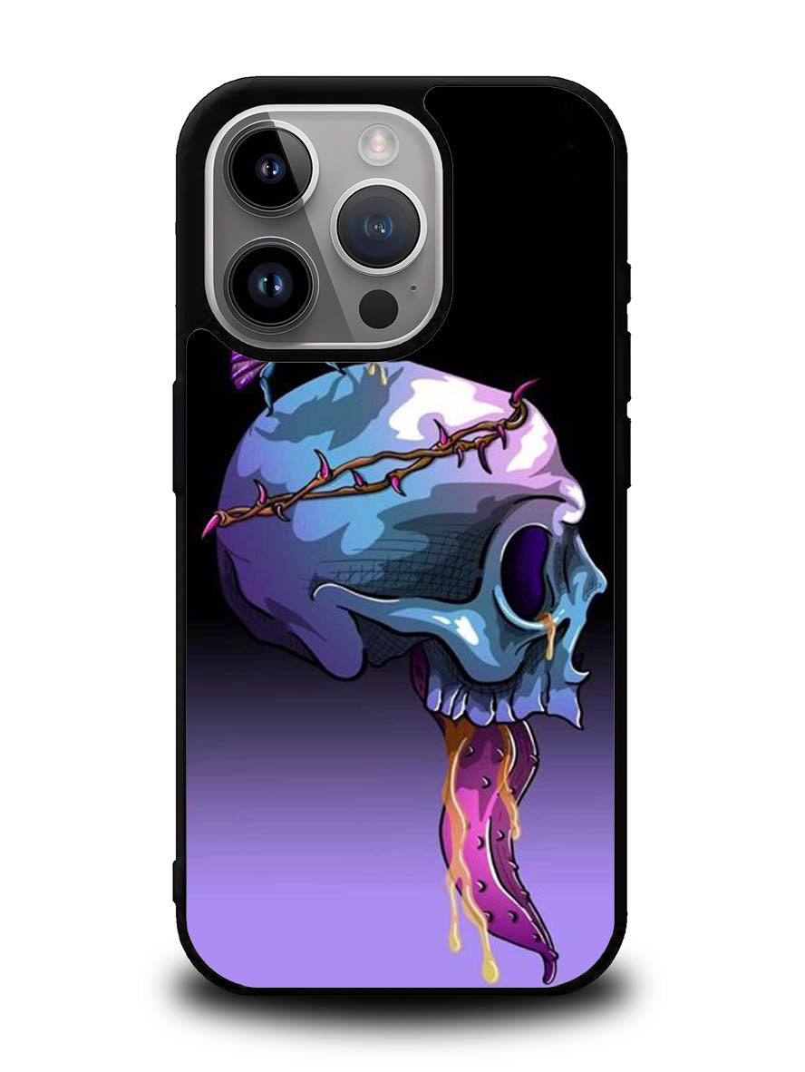 Punchy skull Bee iPhone 15 Pro Case OV10797