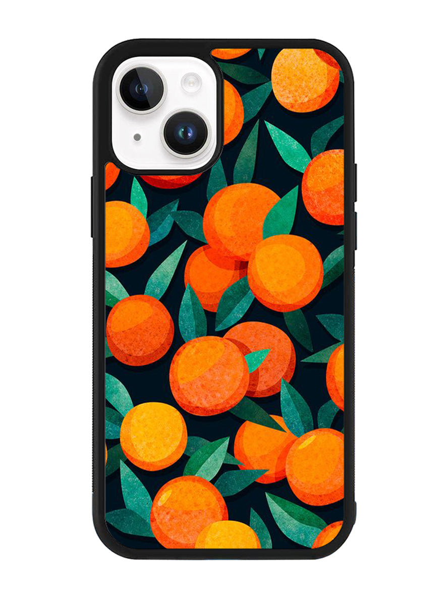 Orange Fruits Pattern iPhone 15 Case OV10786