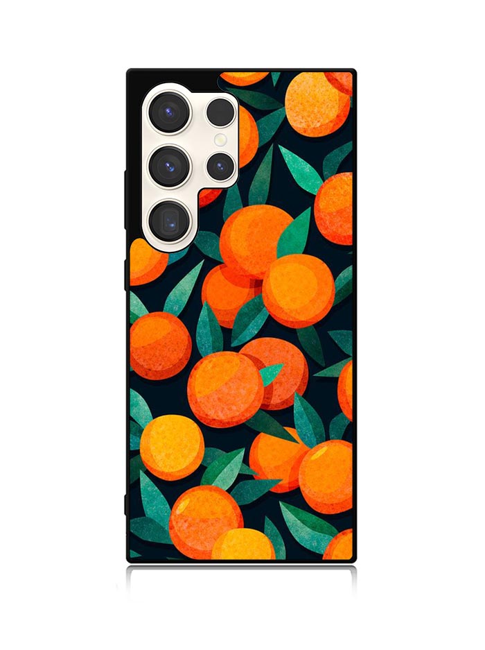 Orange Fruits Pattern Samsung Galaxy S23 Ultra 5G Case QC10786