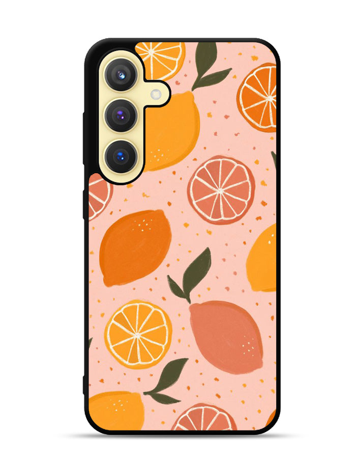 Lemon Fruits Pattern Samsung Galaxy S24 Plus 5G , Samsung Galaxy S24+ 5G Case OV10889