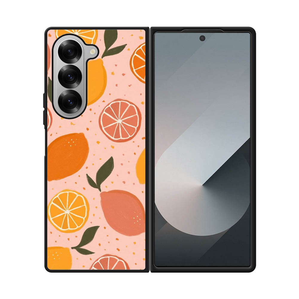 Lemon Fruits Pattern Samsung Galaxy Z Fold 7 5G Case QC10889