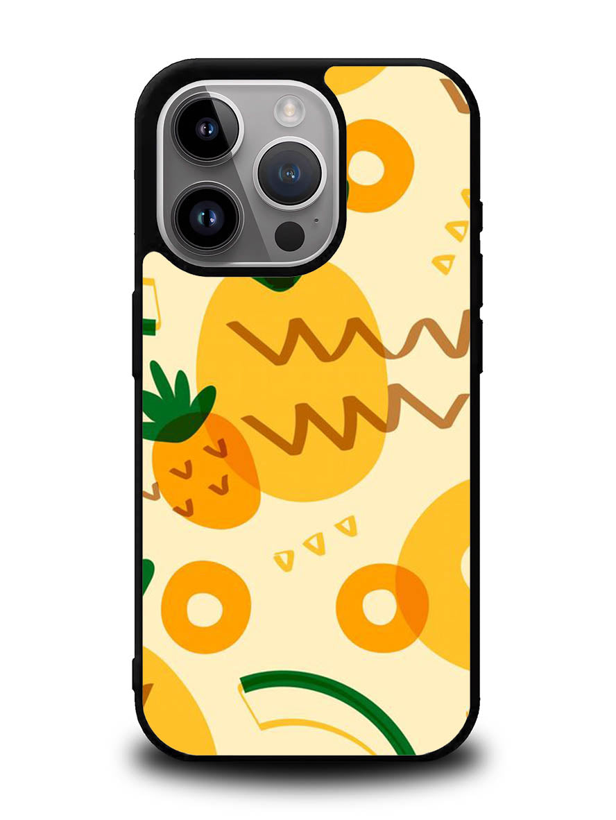 Tropical pineapple fruit pattern iPhone 15 Pro Max Case OV10739