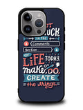 Quotes Do Not Stuck In The Comment iPhone 15 Pro Max Case OV10802