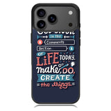 Quotes Do Not Stuck In The Comment iPhone 17 Pro Case OV10802