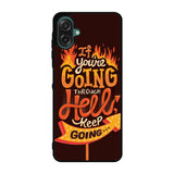 Quotes About Spirit Burning Samsung Galaxy A07 Case OV10801