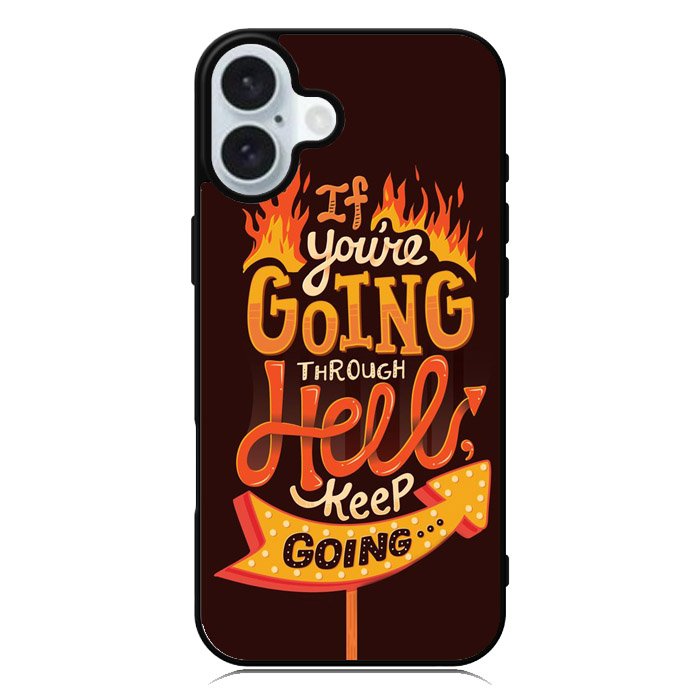 Quotes About Spirit Burning iPhone 16 Plus Case QC10801