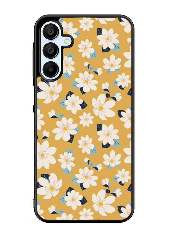 Cute white flowers seamless pattern Samsung Galaxy A15 5G Case OV10922