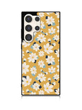 Cute white flowers seamless pattern Samsung Galaxy S25 Ultra 5G Case QC10922