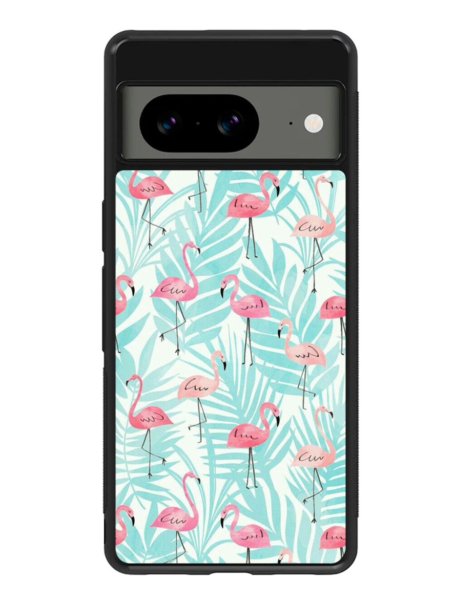 Flamingo Pattern Tropical Google Pixel 8A Case QC10856