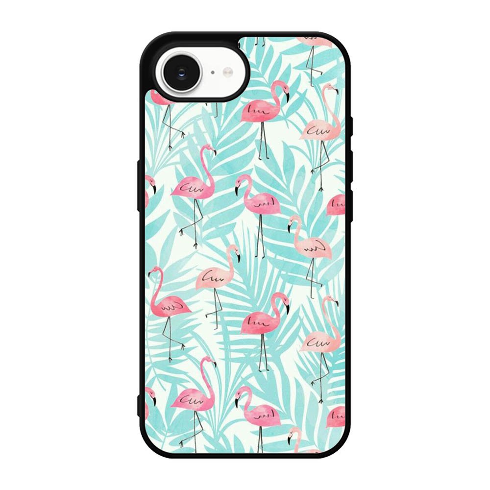Flamingo Pattern Tropical iPhone 17e Case OV10856