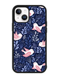 Bird Flower Pattern iPhone 14 Case QC10906