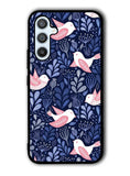 Bird Flower Pattern Samsung Galaxy A54 5G Case OV10906