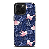 Bird Flower Pattern iPhone 16 Pro Case OV10906