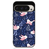 Bird Flower Pattern Google Pixel 9 Pro XL Case OV10906