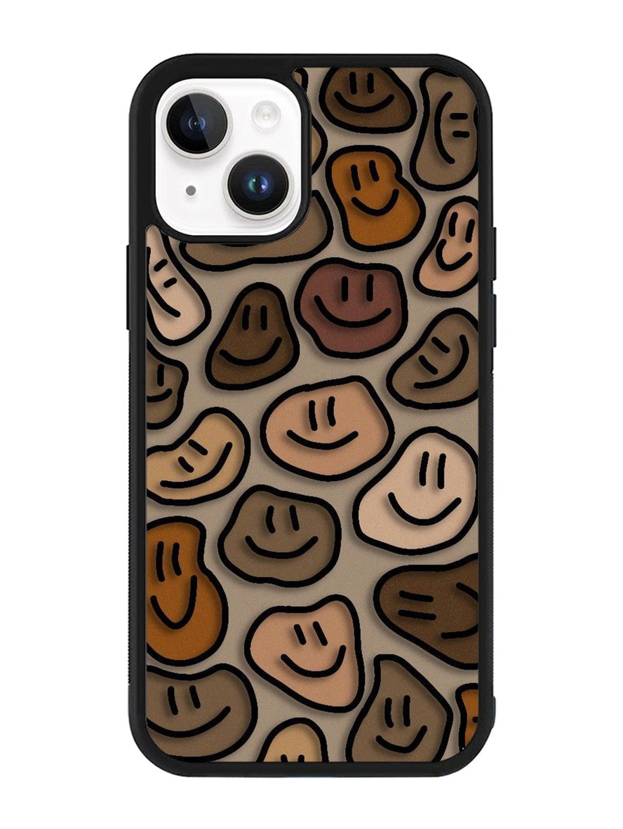 Brown Style Smile iPhone 15 Case OV10669