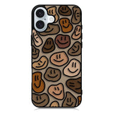 Brown Style Smile iPhone 16 Case QC10669