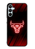 Chicago Bulls NBA Neon Logo Samsung Galaxy A15 5G Case OV10683