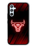 Chicago Bulls NBA Neon Logo Samsung Galaxy A54 5G Case OV10683