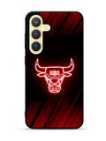 Chicago Bulls NBA Neon Logo Samsung Galaxy S23 5G Case QC10683