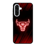 Chicago Bulls NBA Neon Logo Samsung Galaxy A36 5G Case OV10683