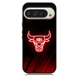 Chicago Bulls NBA Neon Logo Google Pixel 10 Pro XL Case OV10683