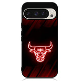 Chicago Bulls NBA Neon Logo Google Pixel 9 Pro XL Case OV10683