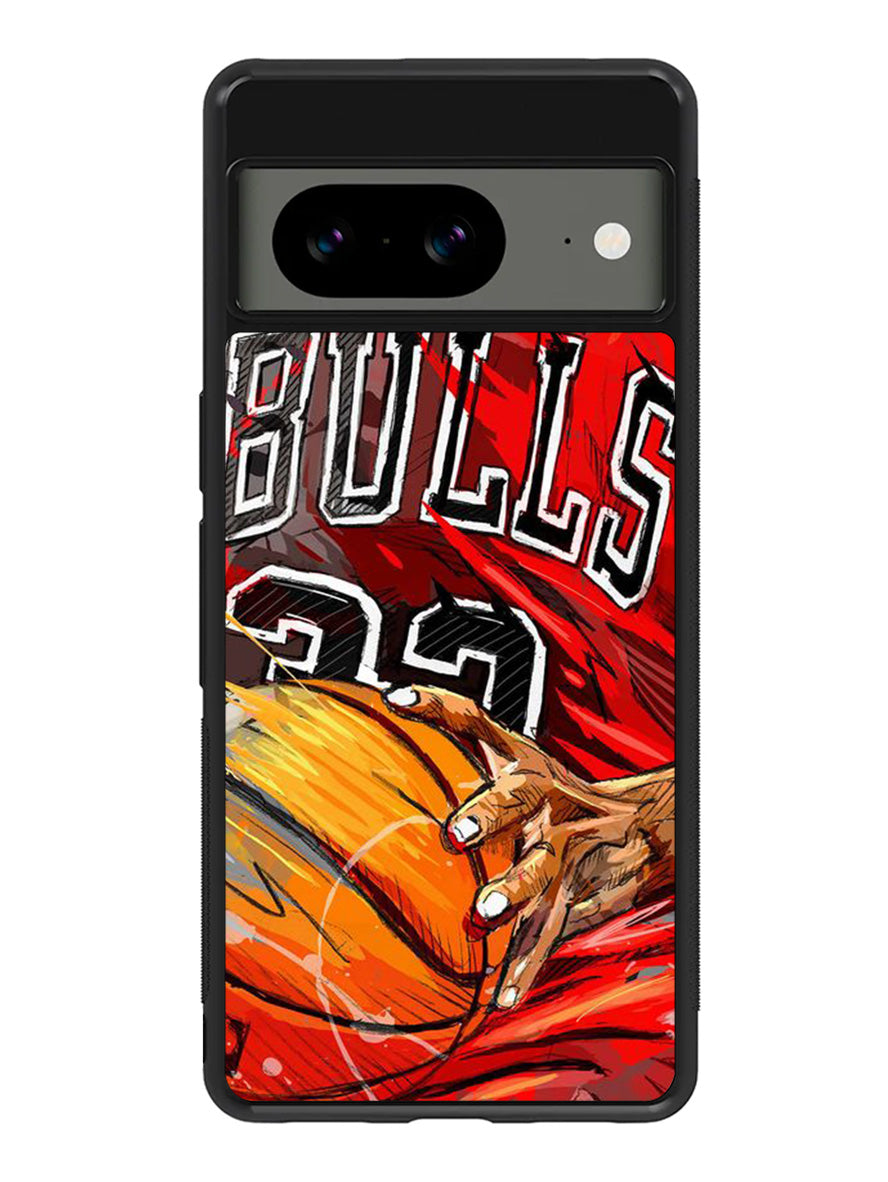 NBA Chicago Bulls Legends Google Pixel 8A Case QC10510
