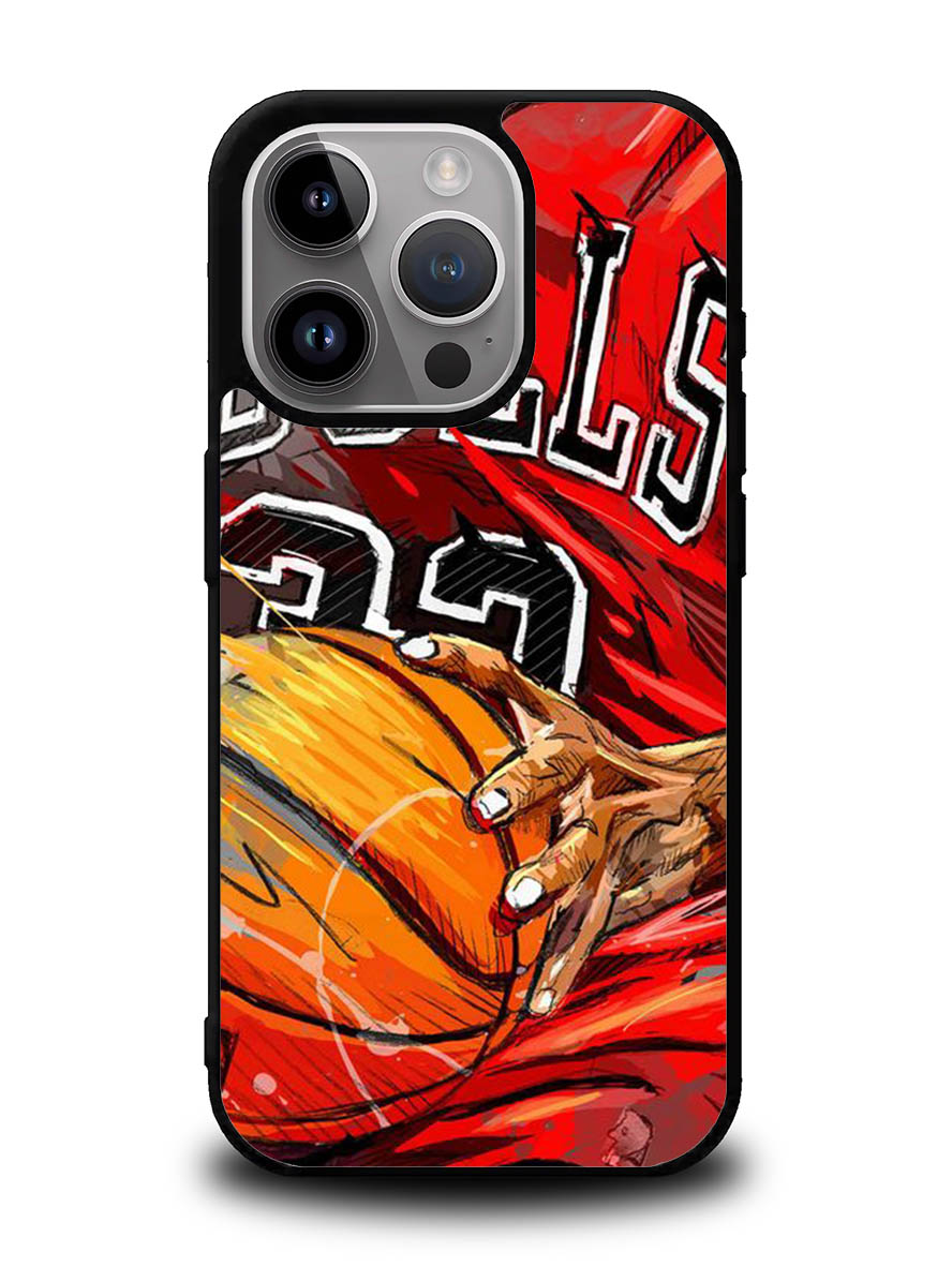 NBA Chicago Bulls Legends iPhone 14 Pro Case QC10510