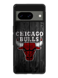 Chicago Bulls Wood Background Google Pixel 8 Case QC10688