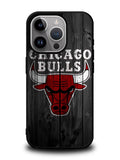 Chicago Bulls Wood Background iPhone 14 Pro Max Case QC10688