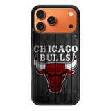 Chicago Bulls Wood Background iPhone 17 Pro Case QC10688