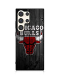Chicago Bulls Wood Background Samsung Galaxy S24 Ultra 5G Case OV10688