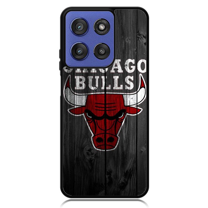 Chicago Bulls Wood Background Motorola Moto G Stylus 5G 2025 Case OV10688