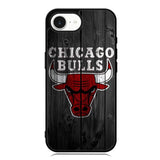 Chicago Bulls Wood Background iPhone 16e Case OV10688